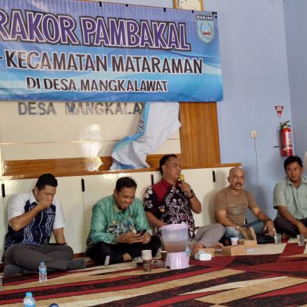 Pambakal Desa Surian Bapak Supiani Hadiri Rapat Koordinasi Pambakal Se-Kecamatan Mataraman